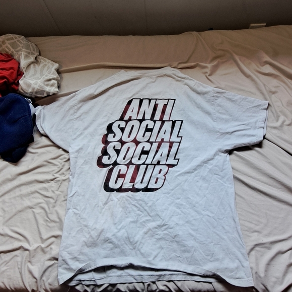 Anti Social Social Club Tartin Classic Logo Tee - Picture 3 of 4